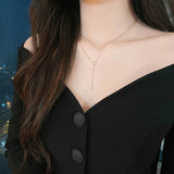 Titanium Steel Rose Necklace Jewelry for Women