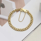 Hip-hop Double-layer Bracelet Titanium Steel Plated