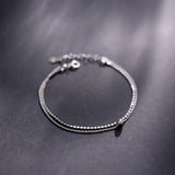 Double-layer Beaded Flash Bracelet Small Fresh Ins Jewelry