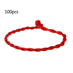 Ethnic Red Rope Lanyard Braided Bracelet String Kabbalah Bracelets
