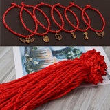 Ethnic Red Rope Lanyard Braided Bracelet String Kabbalah Bracelets