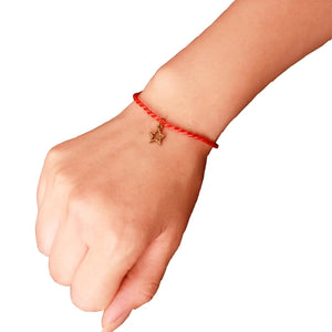 Ethnic Red Rope Lanyard Braided Bracelet String Kabbalah Bracelets