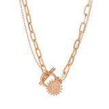 European American Beauty Double Necklace