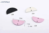 Geometric Wood Round Semicircle Earring DIY Material