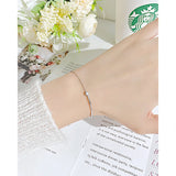 Bracelet - Stainless Steel CZ Personalized Gift Bar Hand Stamp