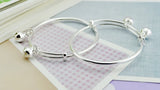925 Silver Baby Bangle Bracelet Personalized Birthday Gift
