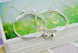 925 Silver Baby Bangle Bracelet Personalized Birthday Gift
