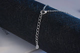 925 Silver Necklace Ball Beads Pearl Long Chain Necklaces Women Choker