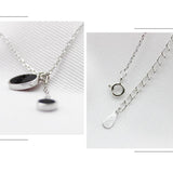 925 Silver Tassel Necklace Pendant for Women Girl Gift