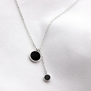 925 Silver Tassel Necklace Pendant for Women Girl Gift