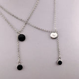925 Silver Tassel Necklace Pendant for Women Girl Gift