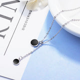 925 Silver Tassel Necklace for Women Girl Gift