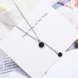 925 Silver Tassel Necklace for Women Girl Gift