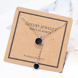 925 Silver Tassel Necklace for Women Girl Gift