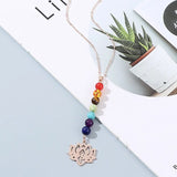 Colorful Natural Stone Bead Necklace