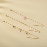 Bohemian Butterfly Pendant Bracelet