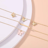 Bohemian Butterfly Pendant Bracelet