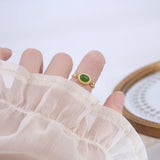Classic Chain Open Rings For Circle Minimalist Ring Jewelry