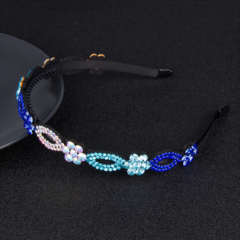 Rhinestone Headband for Women Fancy Hair Accessory