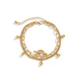 INS Wind Versatile Double OT Button Anklet