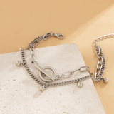 INS Wind Versatile Double OT Button Anklet