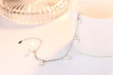 925 Sterling Silver Pearl Star Bracelet Fine Jewelry