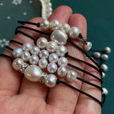 Baroque Pearl Charm Friendship Bracelet - Boho Style