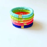 Retro Silicone Bangle Copper Alloy Bracelet Gift