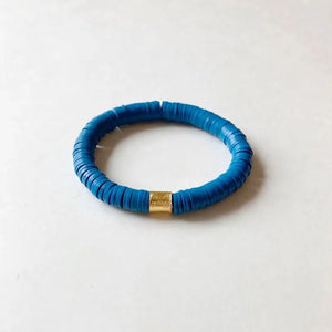 Retro Silicone Bangle Copper Alloy Bracelet Gift