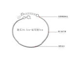 Silver Tube Box Chain Bracelets for Women