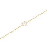 Sparkling Zircon Bracelet Stainless Steel 18k Plated