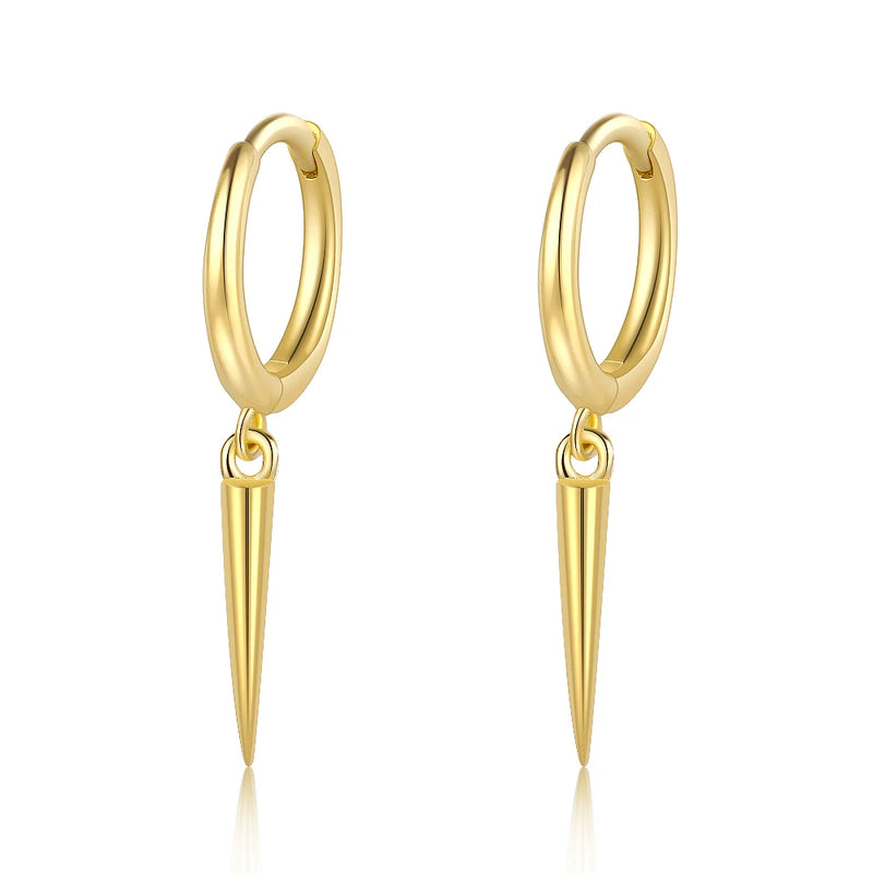 Sterling Silver 925 Cone Shape Earrings for Women