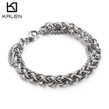 Twisted Bracelet Men's High Stainless Steel