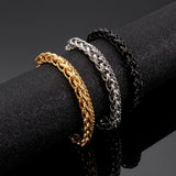Twisted Bracelet Men's High Stainless Steel