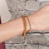 Twisted Bracelet Men's High Stainless Steel