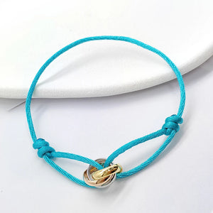Adjustable Metal Buckle Hand Chain Unisex Bracelet for Men and Women