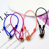 Adjustable Metal Buckle Hand Chain Unisex Bracelet for Men and Women