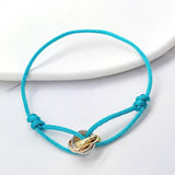 Adjustable Metal Buckle Hand Chain Unisex Bracelet for Men and Women