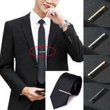Men's Metal Necktie Clip Pin Business Wedding Tie Fastener