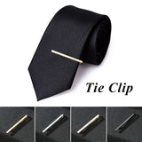 Men's Metal Necktie Clip Pin Business Wedding Tie Fastener
