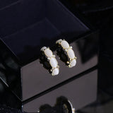 Transparent Opal Women Earring Stud Earrings Wedding Daily High Jewelry