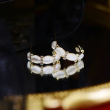 Transparent Opal Women Earring Stud Earrings Wedding Daily High Jewelry