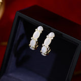 Transparent Opal Women Earring Stud Earrings Wedding Daily High Jewelry