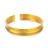 Feather Smooth 18k Cuff Bracelets for Men and Women