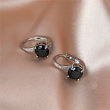 Classic Silver Clip Earrings For Women