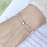 Sweet Couple Jewelry Double-layer Bracelet Female Temperament