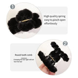 Furry Crab Clip Barrettes Fluffy Shark Hairpin Hair Accessories
