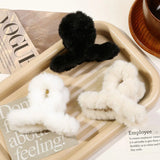 Furry Crab Clip Barrettes Fluffy Shark Hairpin Hair Accessories