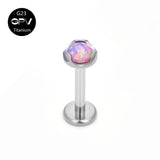 G23 Earrings Inlaid With 3mm Zircon Titanium Jewelry