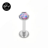G23 Earrings Inlaid With 3mm Zircon Titanium Jewelry